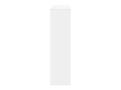 Estantería de madera de ingeniería blanca 100x33x125,5 cm