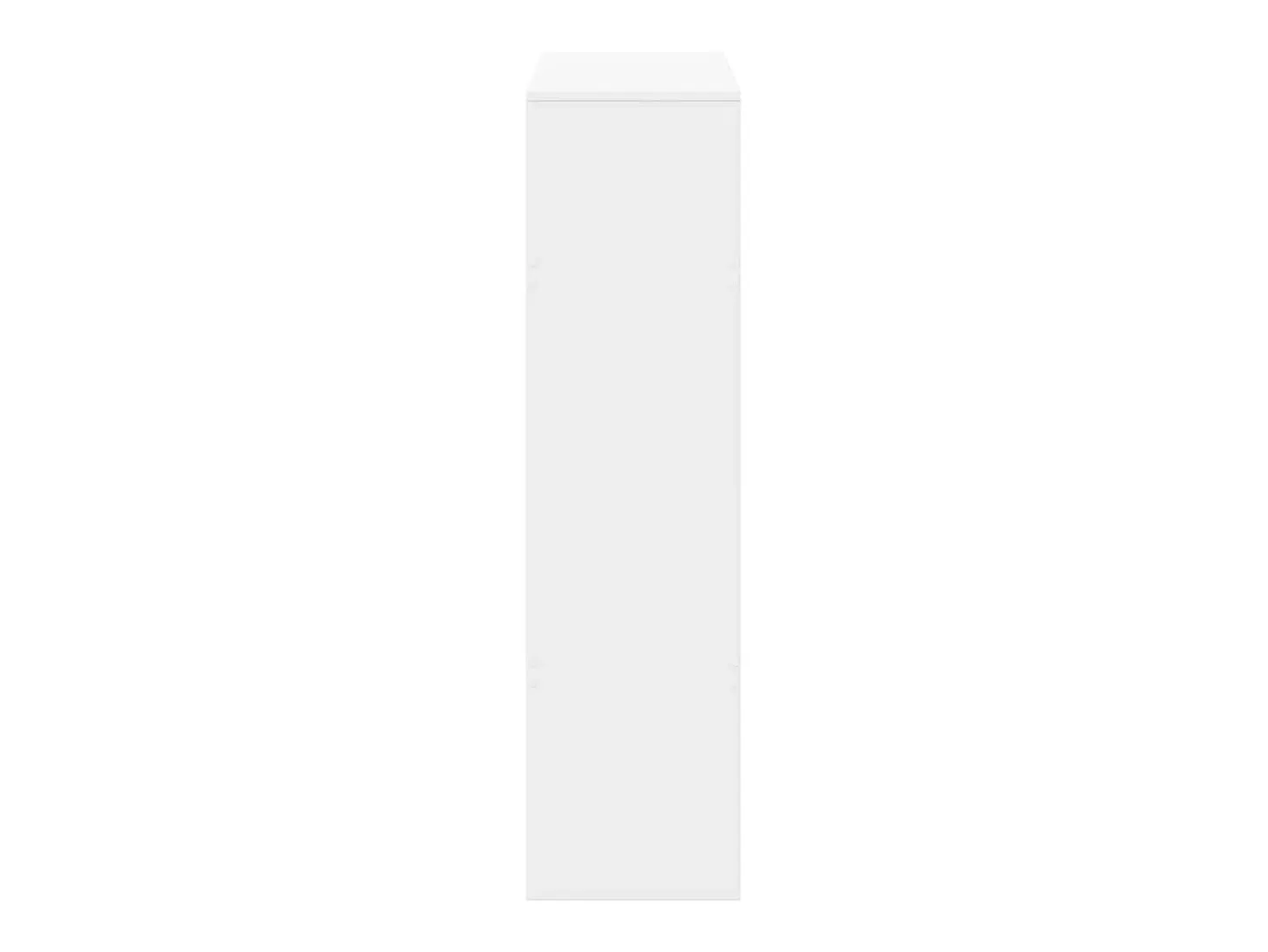 Estantería de madera de ingeniería blanca 100x33x125,5 cm