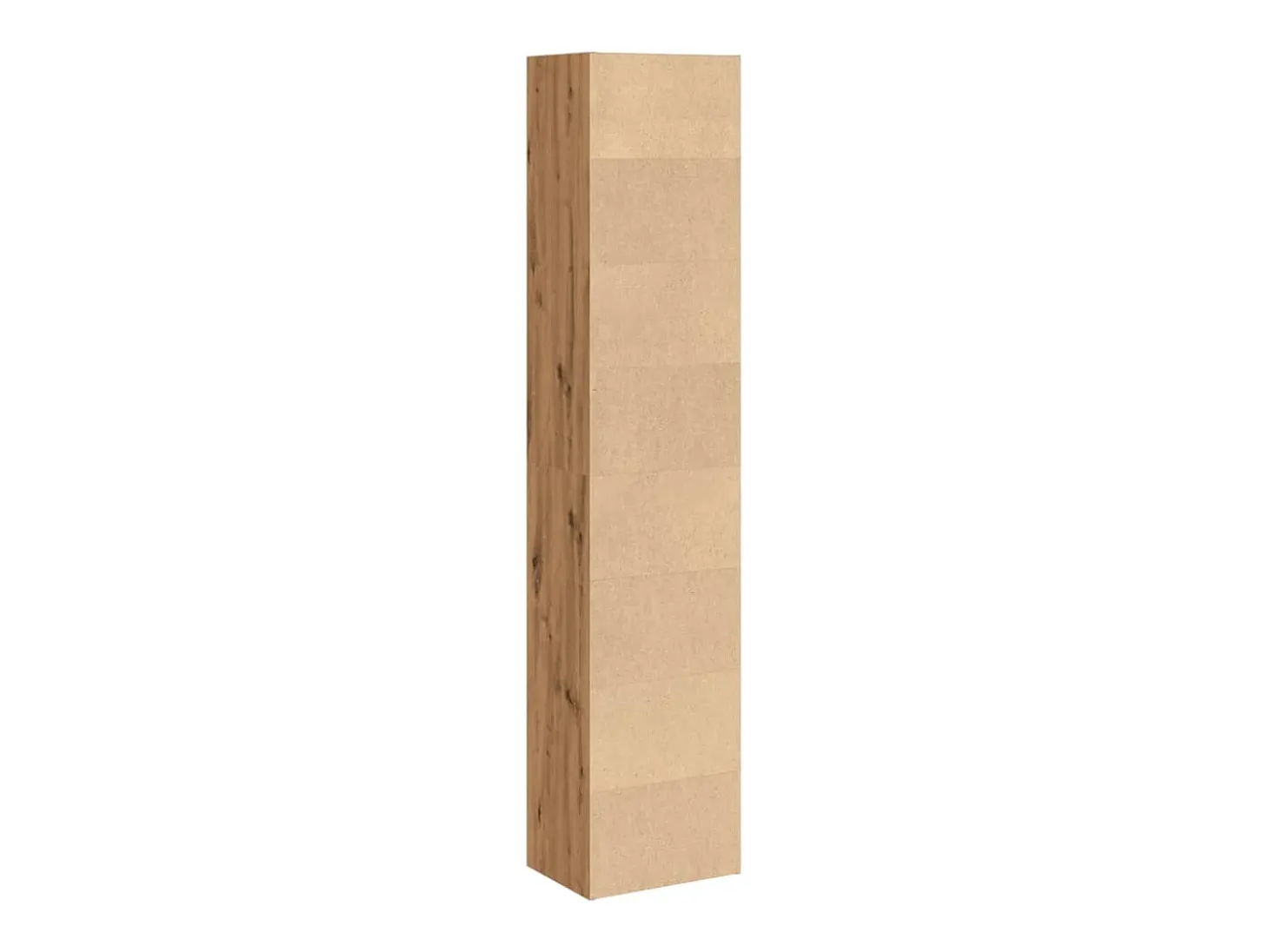 Estantería de madera de ingeniería roble artisian 40x30x189 cm