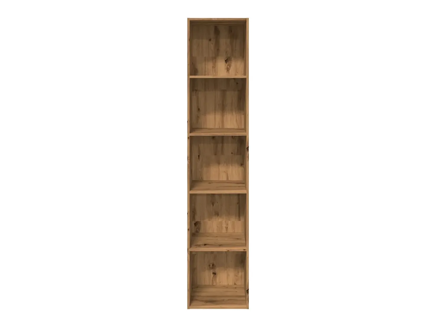 Estantería de madera de ingeniería roble artisian 40x30x189 cm