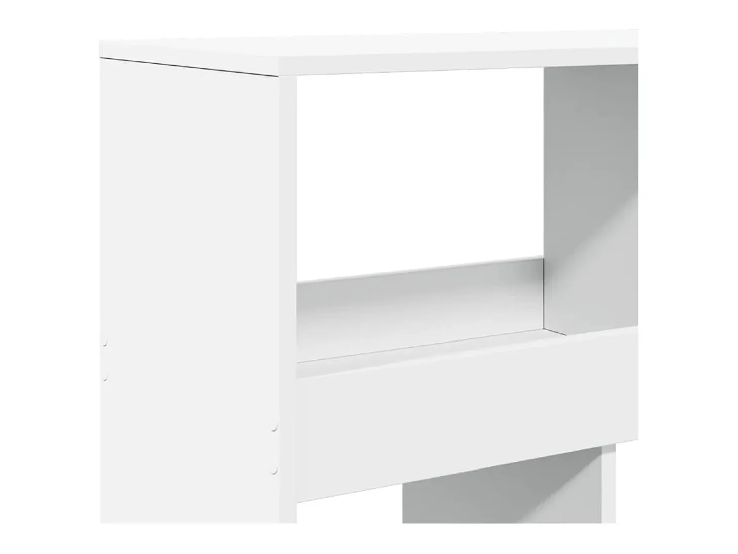 Estantería de madera de ingeniería blanca 100x33x187,5 cm