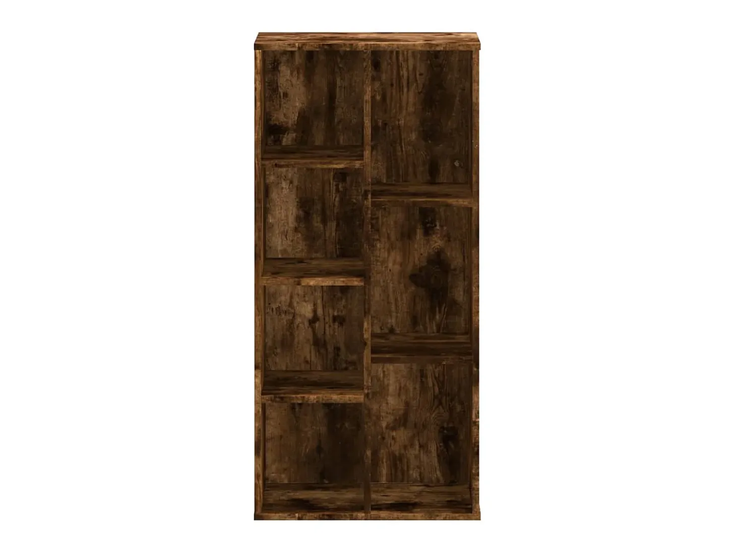 Estantería de madera de ingeniería roble ahumado 50x25x105 cm