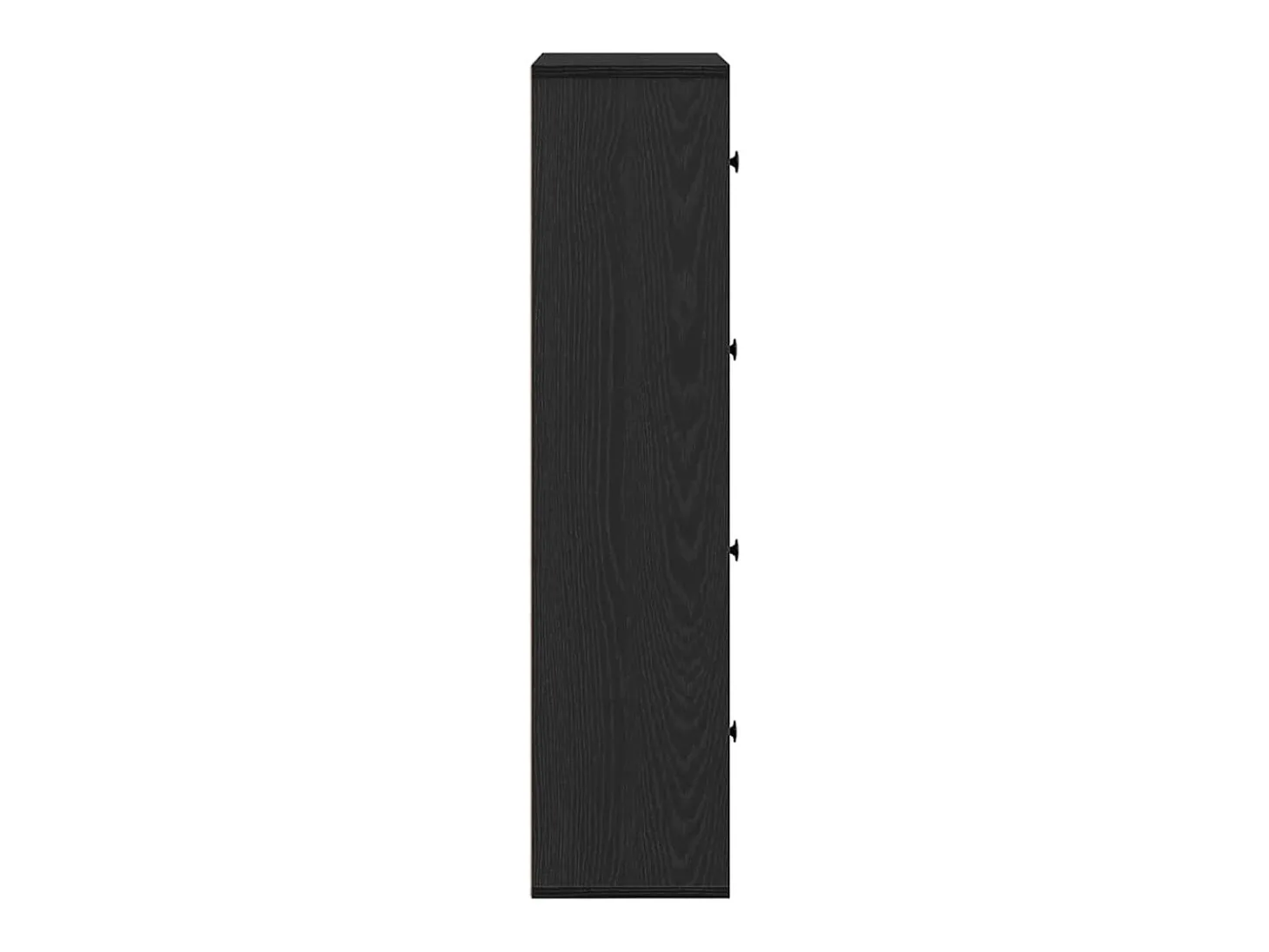 Estantería de madera de ingeniería roble negro 60x24x101,5 cm