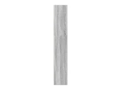 Estantería de madera de ingeniería gris Sonoma 40x24x143 cm