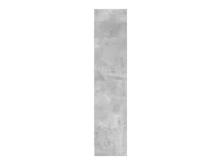 Estantería de madera de ingeniería gris hormigón 80x24x109 cm