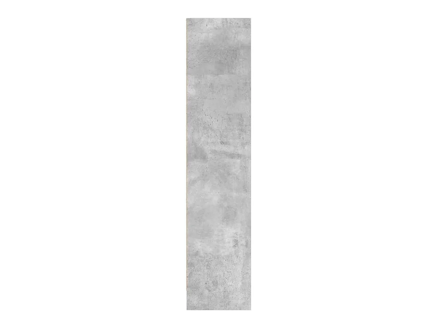 Estantería de madera de ingeniería gris hormigón 80x24x109 cm