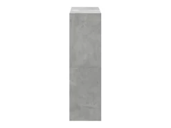 Estantería de madera de ingeniería gris hormigón 102x32x108 cm