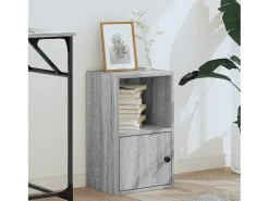 Estantería de madera de ingeniería gris sonoma 31x24x52 cm