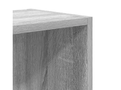 Estantería de madera de ingeniería gris sonoma 31x24x52 cm