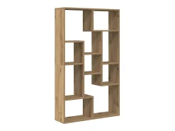Estantería de madera de ingeniería roble artisian 72x20x120 cm