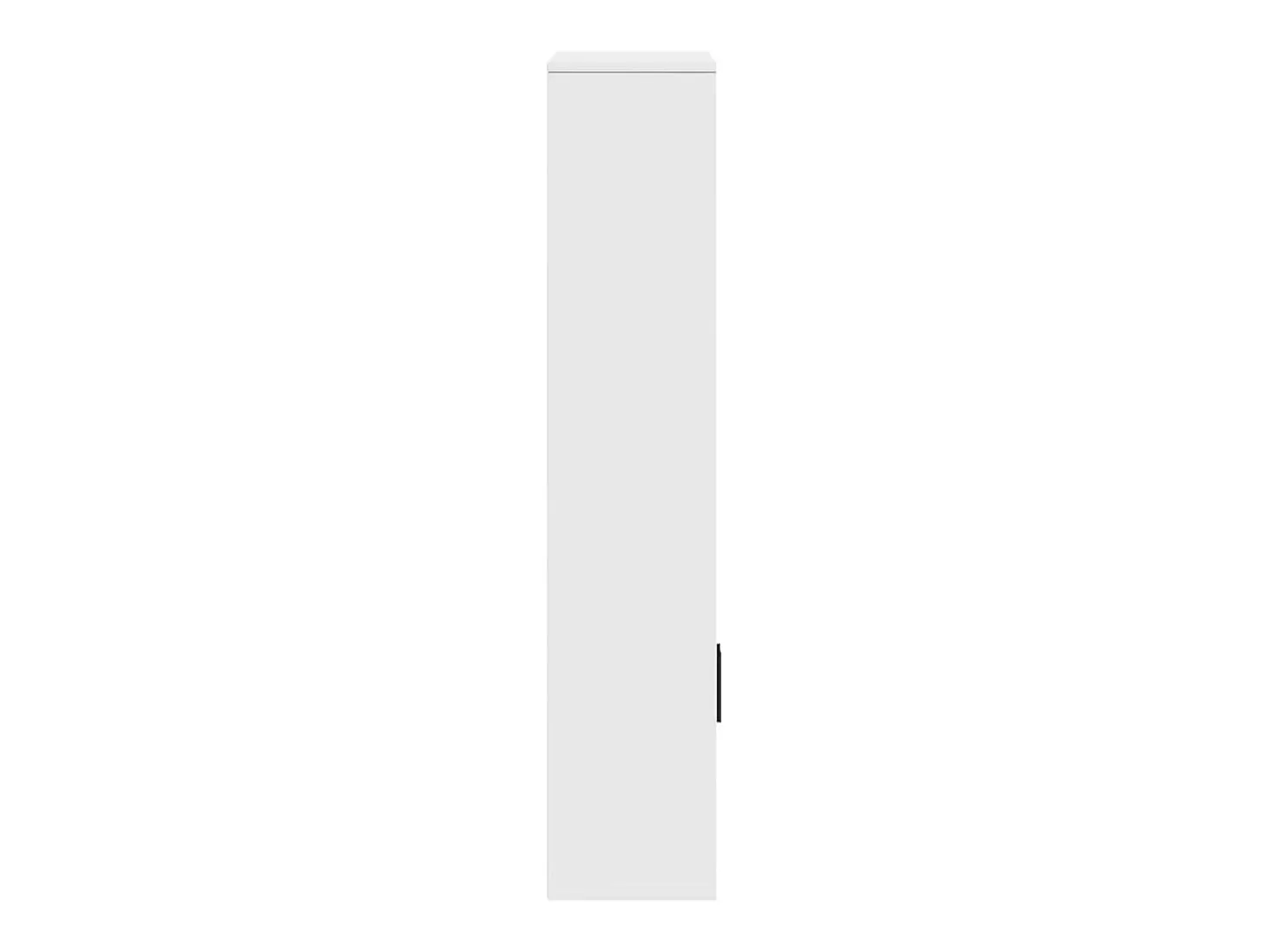 Estantería de madera de ingeniería blanca 60x24x120 cm