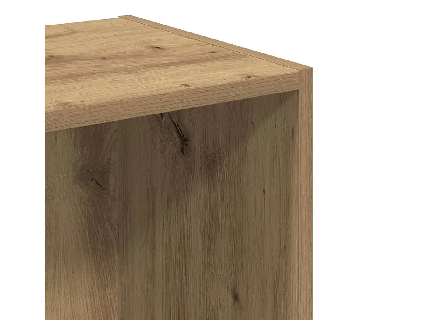 Estantería de madera de ingeniería roble artisian 40x30x152 cm