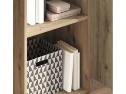 Estantería de madera de ingeniería roble artisian 40x30x152 cm