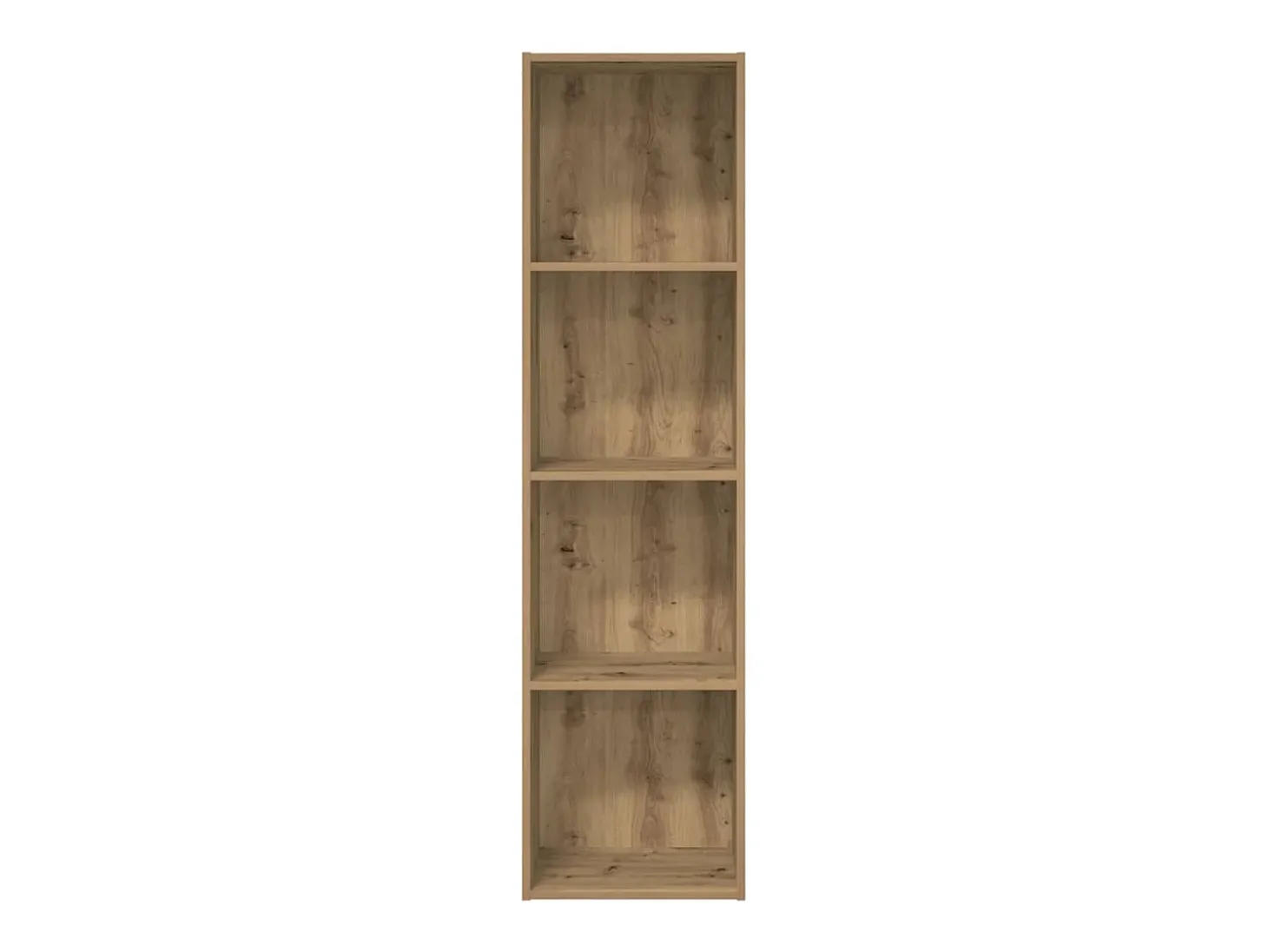 Estantería de madera de ingeniería roble artisian 40x30x152 cm