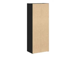 Estantería de madera de ingeniería roble negro 40x24x102 cm