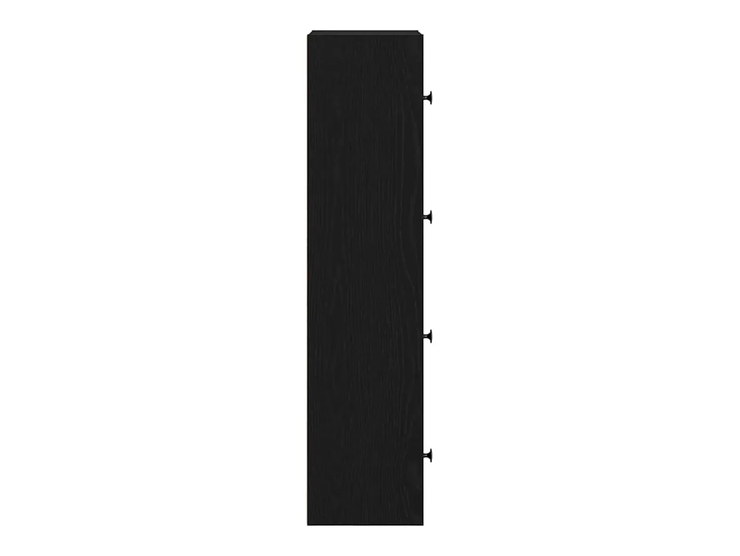 Estantería de madera de ingeniería roble negro 40x24x102 cm