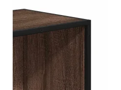 Estantería de madera de ingeniería marrón roble 60x35x170,5 cm