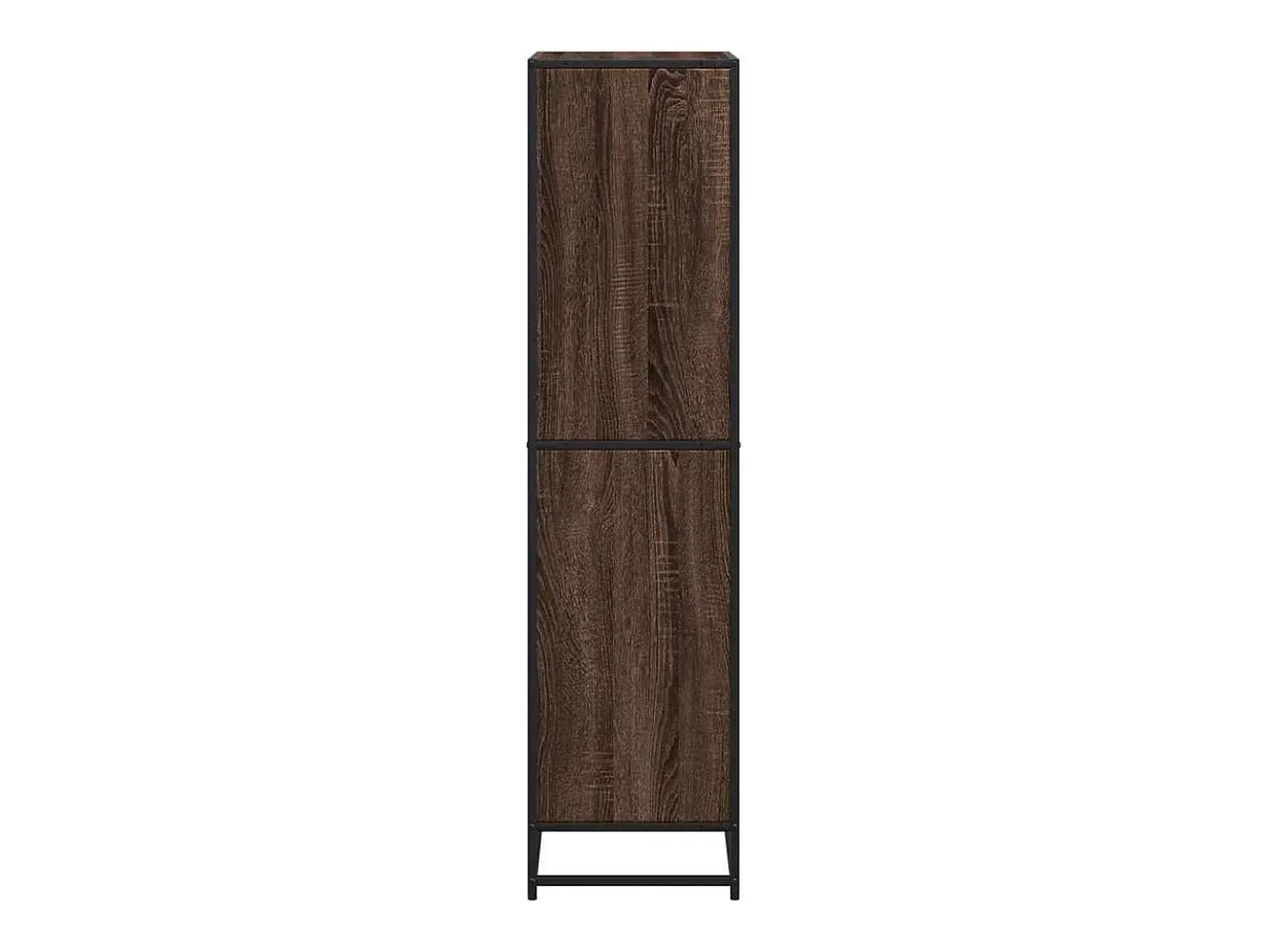 Estantería de madera de ingeniería marrón roble 60x35x139 cm