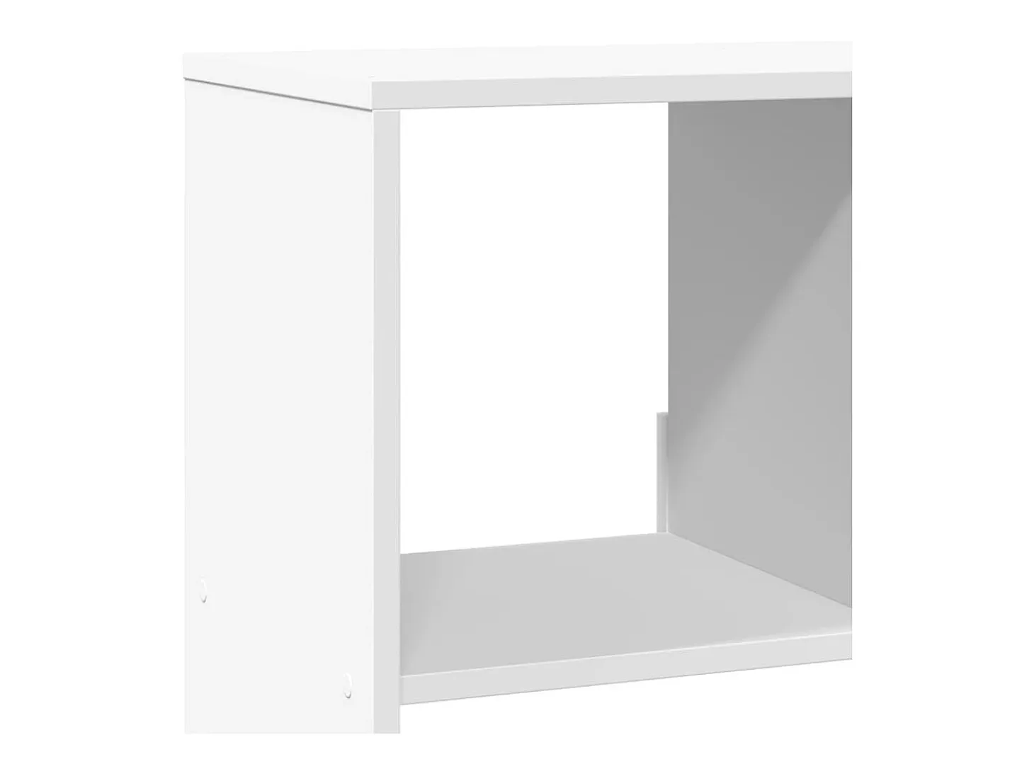 Estantería de madera de ingeniería blanca 100x33x187,5 cm