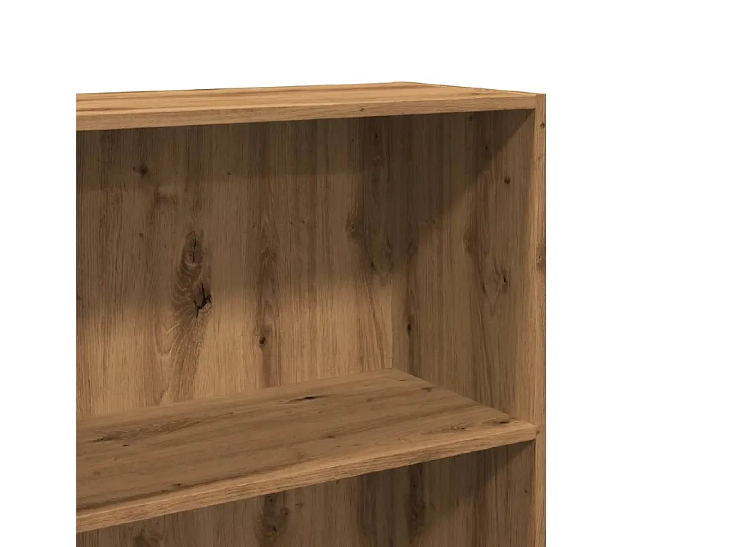 Estantería de madera de ingeniería roble artisian 60x30x189 cm