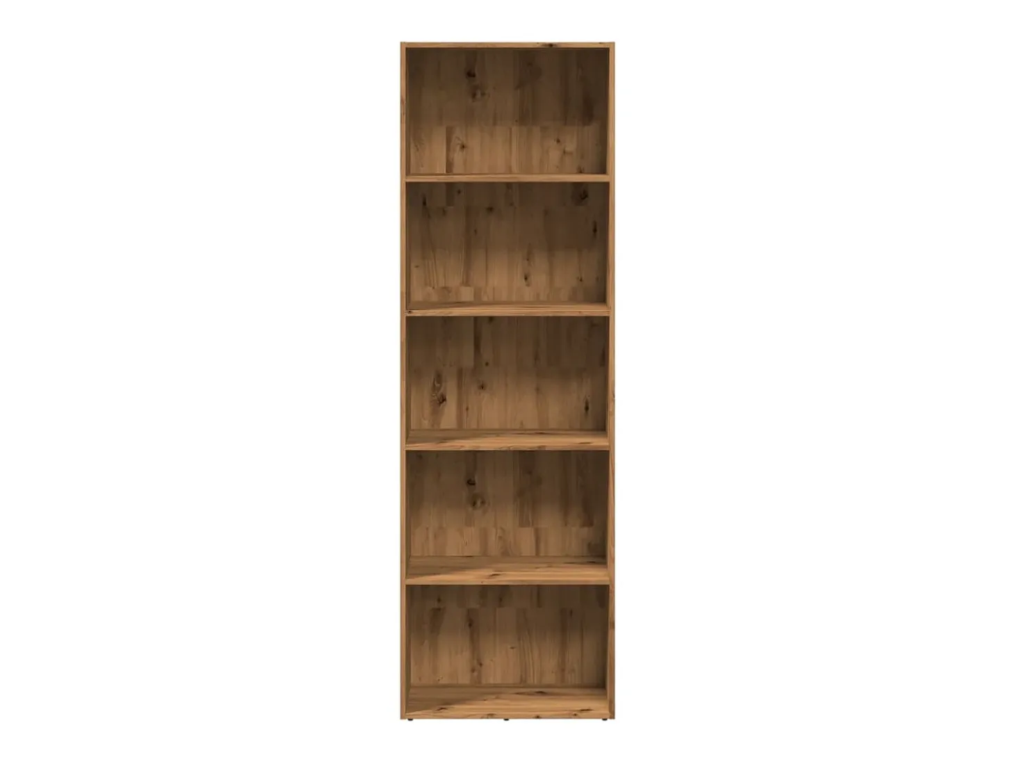 Estantería de madera de ingeniería roble artisian 60x30x189 cm