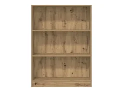Estantería de madera de ingeniería roble artesanal 80x24x109 cm