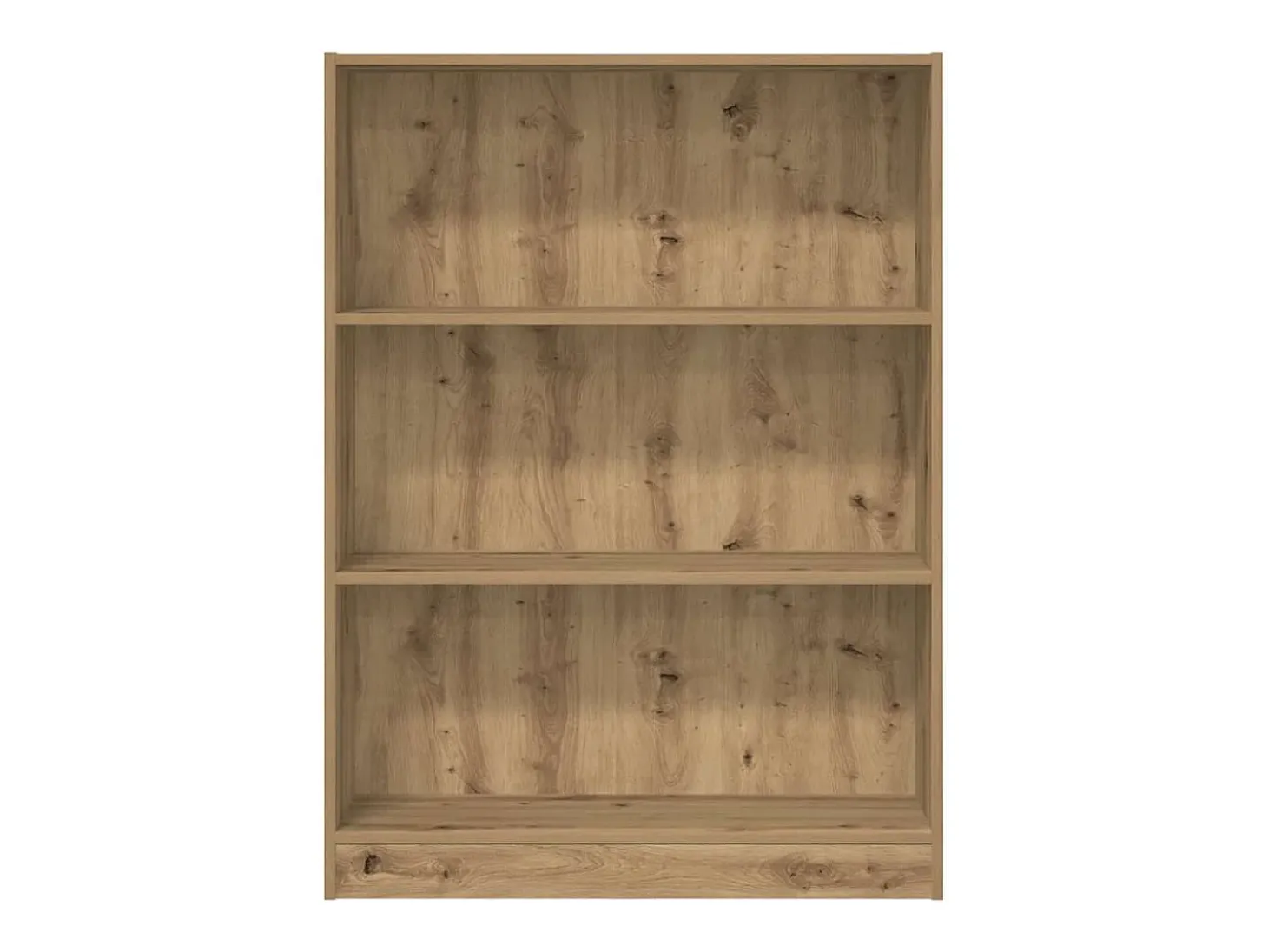 Estantería de madera de ingeniería roble artesanal 80x24x109 cm
