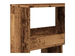 Estantería de madera de ingeniería envejecida 100x33x187,5 cm