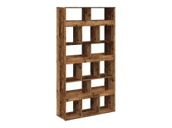 Estantería de madera de ingeniería envejecida 100x33x187,5 cm