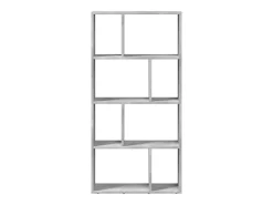 Estantería de madera de ingeniería gris hormigón 60x20x120 cm
