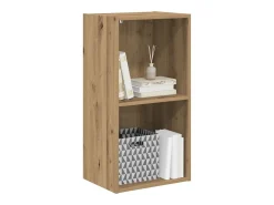 Estantería de madera de ingeniería roble artisian 40x30x77 cm