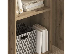Estantería de madera de ingeniería roble artisian 40x30x77 cm