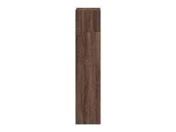 Estantería de madera de ingeniería marrón roble 40x24x109 cm