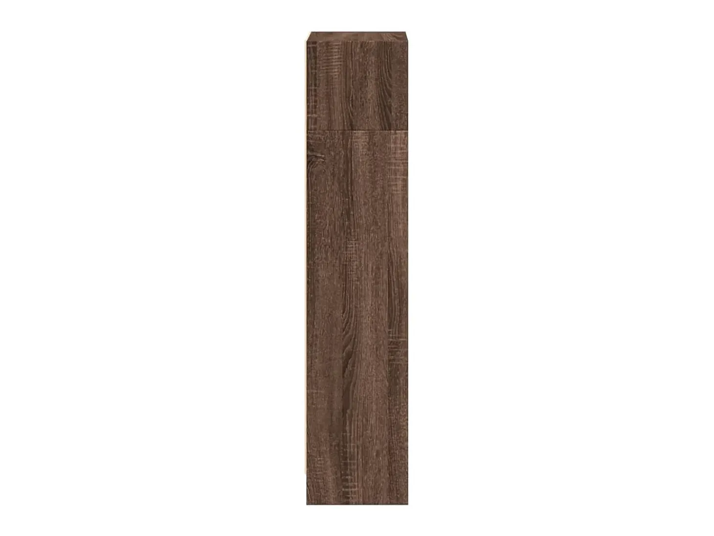 Estantería de madera de ingeniería marrón roble 40x24x109 cm