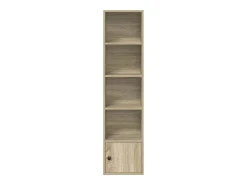 Estantería de madera de ingeniería roble sonoma 31x24x127 cm