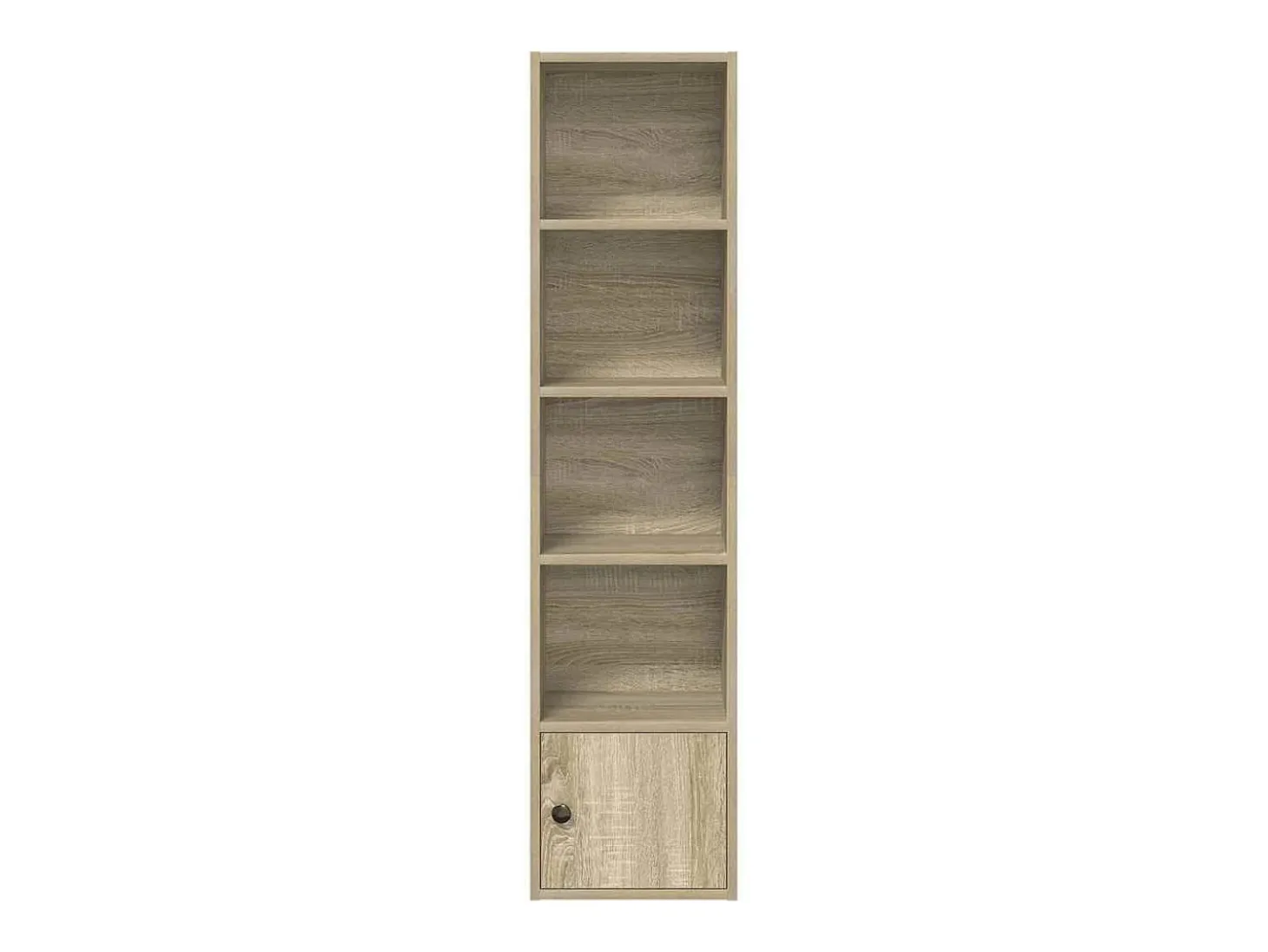 Estantería de madera de ingeniería roble sonoma 31x24x127 cm