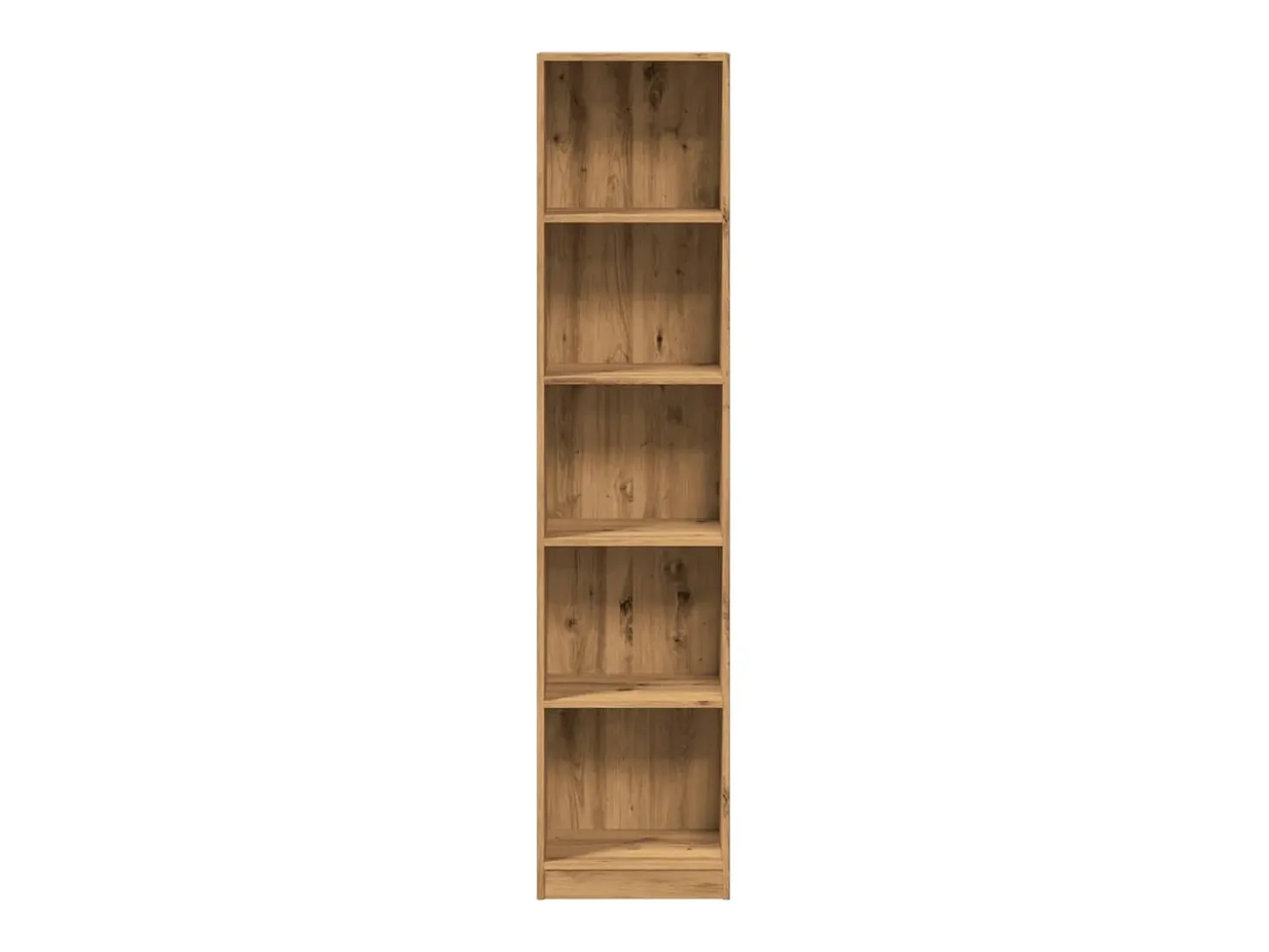 Estantería de madera de ingeniería roble artesanal 40x24x176 cm