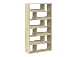 Estantería de madera de ingeniería roble Sonoma 100x33x187,5 cm