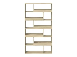 Estantería de madera de ingeniería roble Sonoma 100x33x187,5 cm