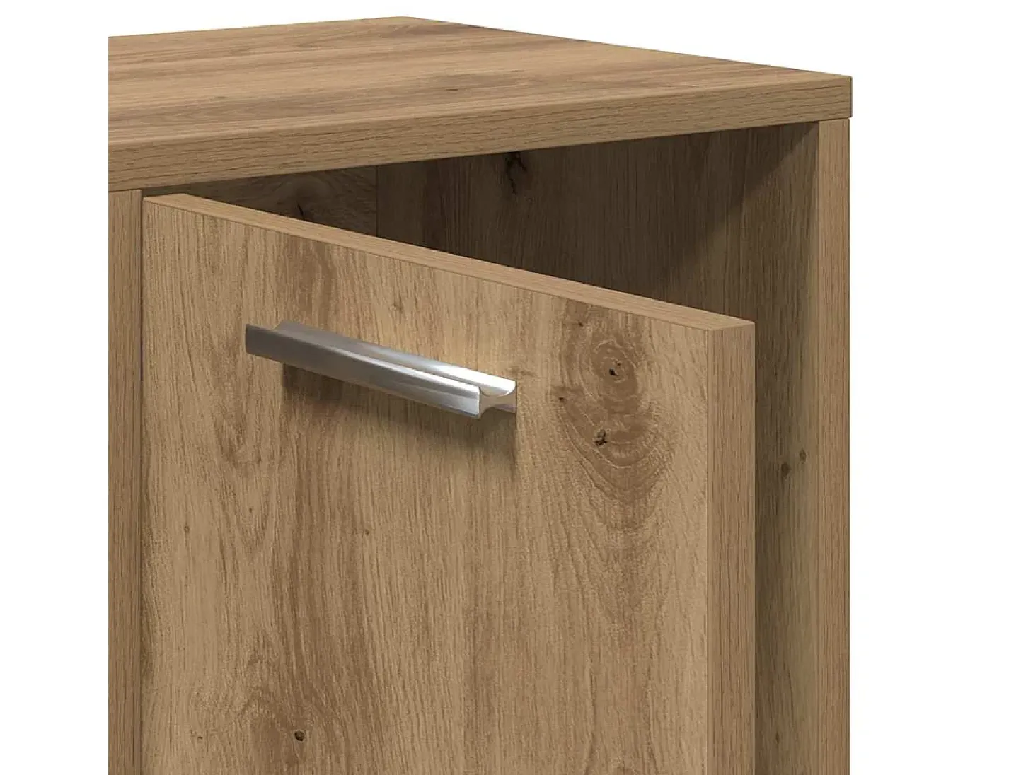 Estantería de madera de ingeniería roble artisan 90x28x90 cm