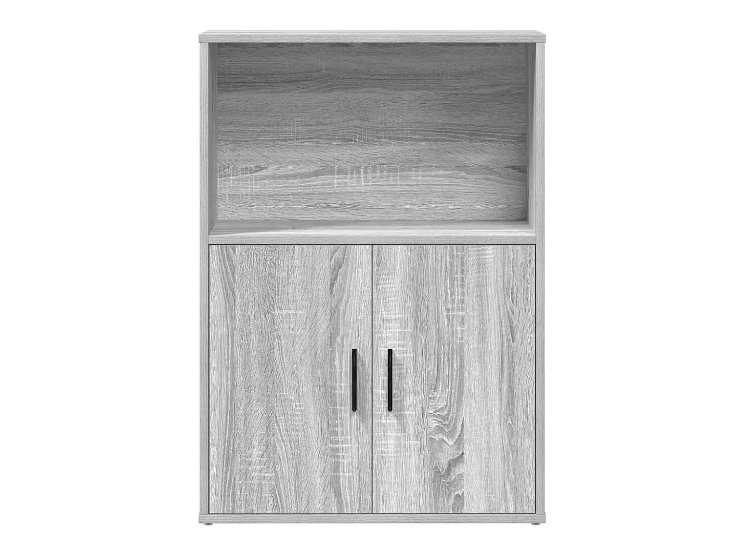 Estantería de madera de ingeniería gris sonoma 60x24x85 cm