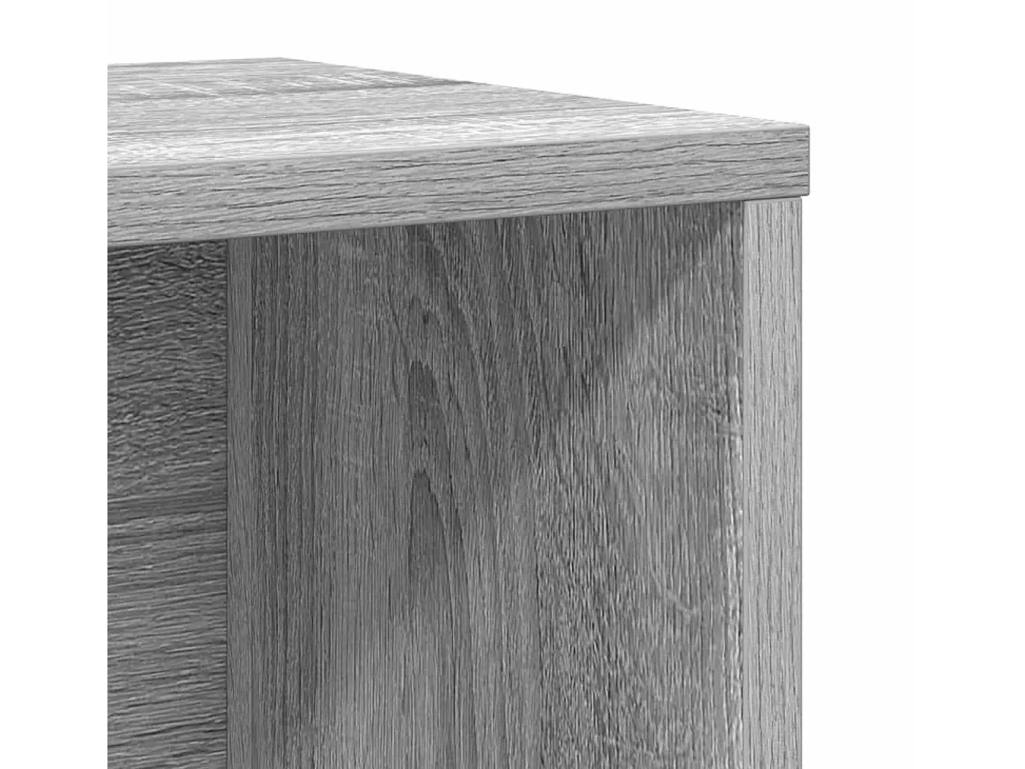 Estantería de madera de ingeniería gris sonoma 60x24x85 cm