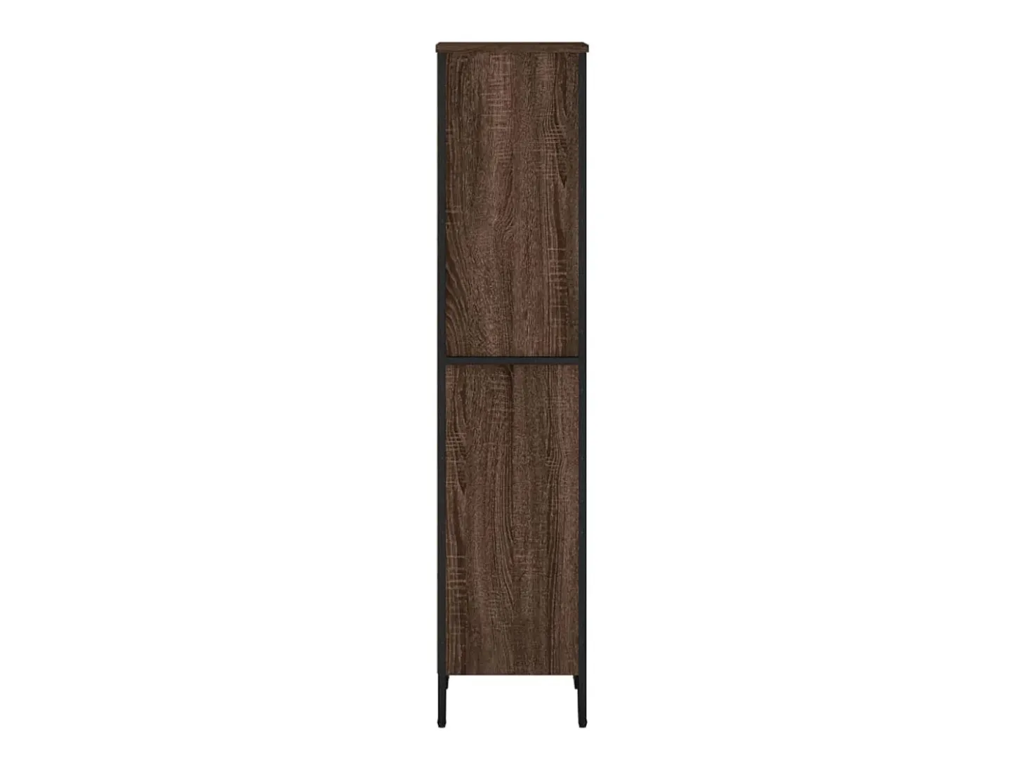 Estantería de madera de ingeniería marrón roble 50x31x137,5 cm
