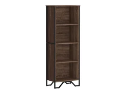 Estantería de madera de ingeniería marrón roble 50x31x137,5 cm