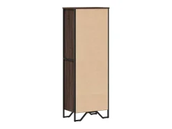 Estantería de madera de ingeniería marrón roble 50x31x137,5 cm