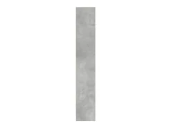 Estantería de madera de ingeniería gris hormigón 40x24x143 cm