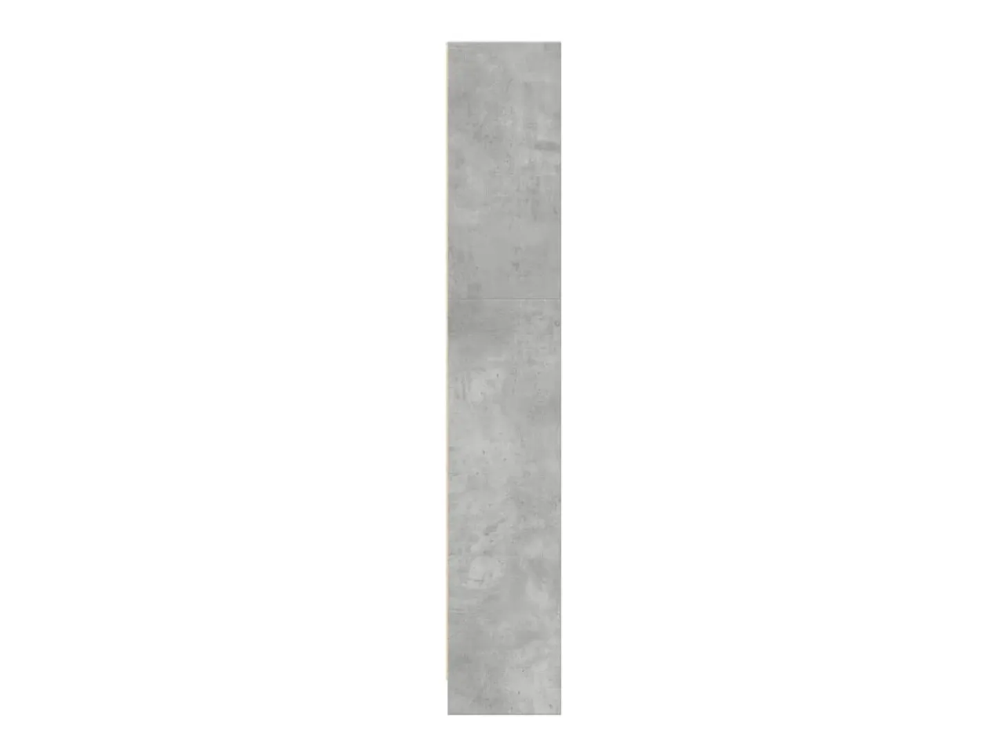 Estantería de madera de ingeniería gris hormigón 40x24x143 cm