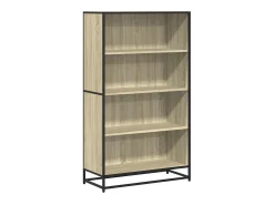 Estantería de madera de ingeniería roble Sonoma 80,5x35x139 cm
