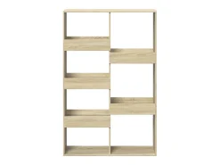 Estantería de madera de ingeniería roble Sonoma 100x33x155,5 cm