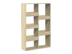 Estantería de madera de ingeniería roble Sonoma 100x33x155,5 cm